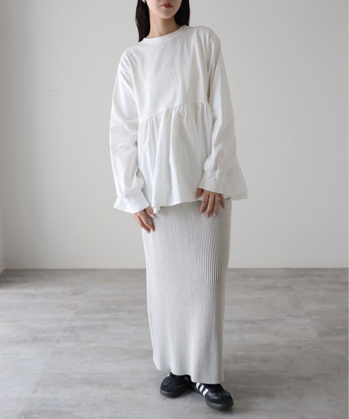 model：164cm. 着用サイズ：FREE