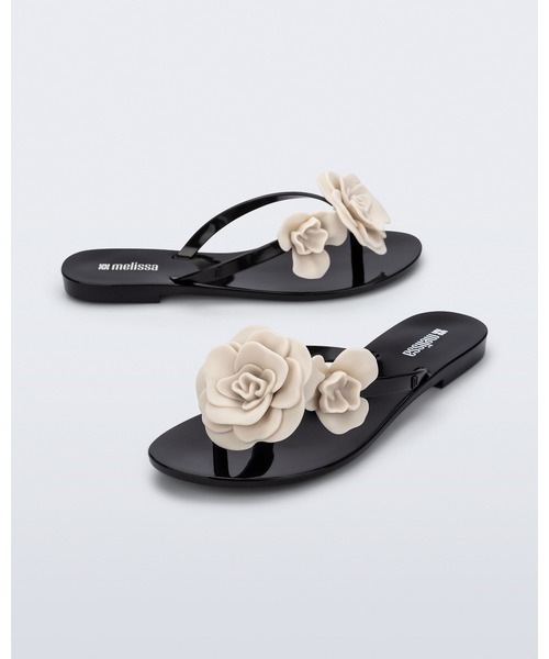 melissa(メリッサ)の「MELISSA HARMONIC PETALS AD(サンダル・レディース・ブラック/ライラック/ナチュラル・39/35-36/37/38)」の6枚目の写真