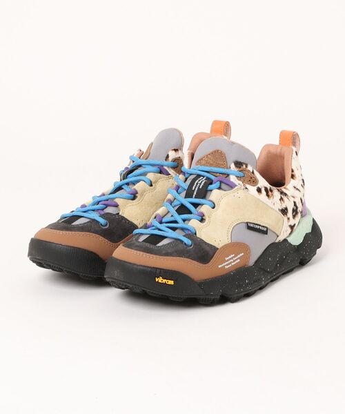 go slow caravan(ゴースローキャラバン)の「Flower MOUNTAIN/フラワーマウンテン BACK COUNTRY(スニーカー・メンズ・レオパード/その他1・27.5cm/26.5cm/26cm/25cm/24cm)」の1枚目の写真