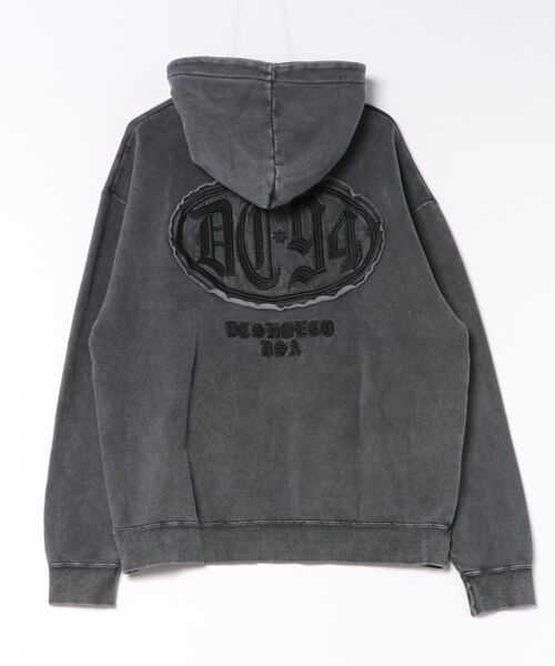 DC(ディーシー)の「DC/ディーシー プルオーバー パーカー フーディー ロゴ バックプリント 裏起毛 DPO264041(パーカー・メンズ・スミクロ/シルバーグレー/ミックスグレー・XL/M/L)」の14枚目の写真