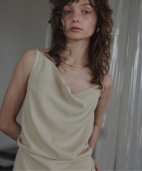 LE'RURE(リルアー)の「Lace bolero set drepe dress(ドレス・レディース・イエロー系その他/チャコール/グリーン系その他・SMALL/MEDIUM/TALL)」の18枚目の写真