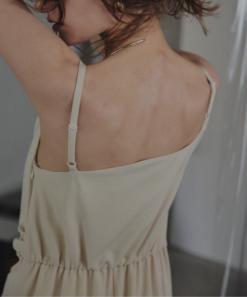 LE'RURE(リルアー)の「Lace bolero set drepe dress(ドレス・レディース・イエロー系その他/チャコール/グリーン系その他・SMALL/MEDIUM/TALL)」の19枚目の写真