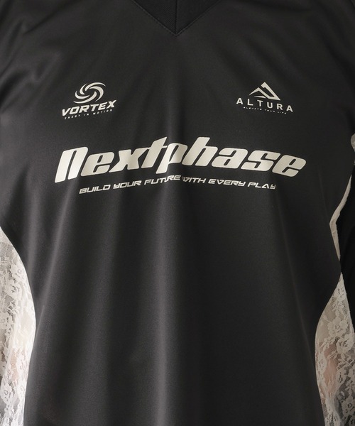 RAGEBLUE(レイジブルー)の「サイドレース切替ゲームシャツ(Tシャツ/カットソー・レディース・ブラック/ブラウン・FREE)」の18枚目の写真