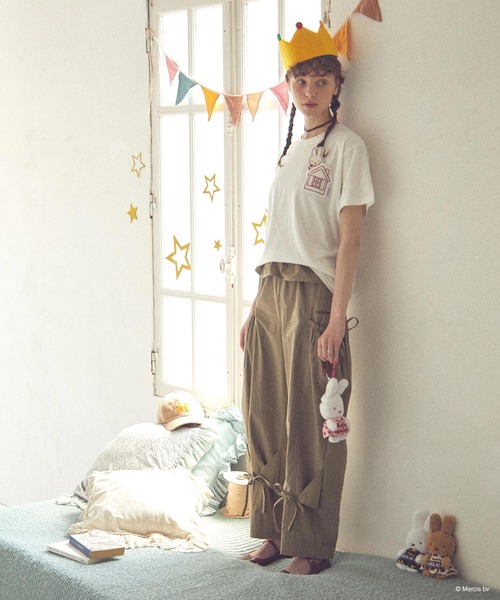 Miffy( ミッフィー)の「MILKFED. × MIFFY AND MELANIE S/S TEE(Tシャツ/カットソー・レディース・ホワイト/ネイビー・ONE SIZE)」の9枚目の写真