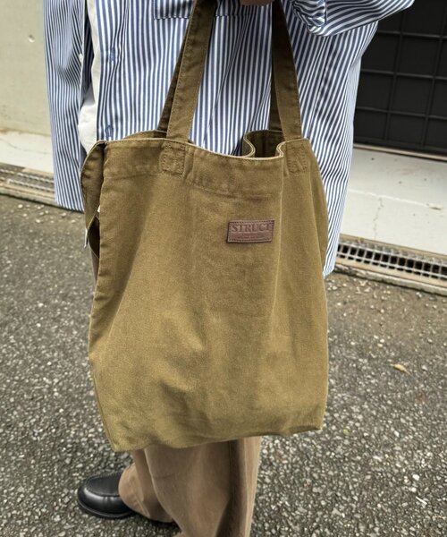 CIAOPANIC TYPY(チャオパニックティピー)の「製品染めトートッバッグ(トートバッグ・メンズ・グリーン/ネイビー/ブラウン・ONE SIZE)」の18枚目の写真