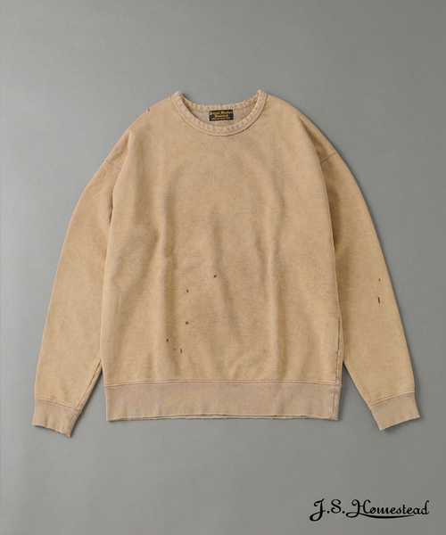 JOURNAL STANDARD J.S HOMESTEAD(ジャーナルスタンダードホームステッド)の「J.S.Homestead / パシフィック 裏毛 ダメージ スウェット(スウェット・メンズ・ブラック/ライトグレー/コバルトブルー/ブラウン・MEDIUM/LARGE)」の3枚目の写真