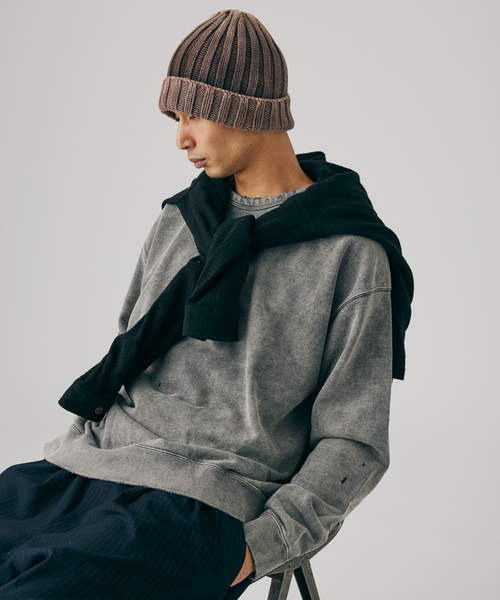 JOURNAL STANDARD J.S HOMESTEAD(ジャーナルスタンダードホームステッド)の「J.S.Homestead / パシフィック 裏毛 ダメージ スウェット(スウェット・メンズ・ブラック/ライトグレー/コバルトブルー/ブラウン・MEDIUM/LARGE)」の13枚目の写真