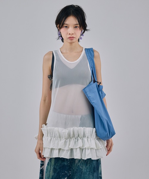 NON TOKYO（ノントーキョー）の「BEAR ECO BAG（エコバッグ/サブバッグ・レディース・レッド/ブルー/ブラック・FREE）」の6枚目の写真