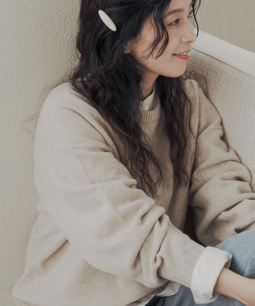 URBAN RESEARCH DOORS(アーバンリサーチドアーズ)の「ハミルトンウールーワイドプルオーバー(ニット/セーター・レディース・レッド/イエロー系その他/ライトベージュ・FREE)」の20枚目の写真