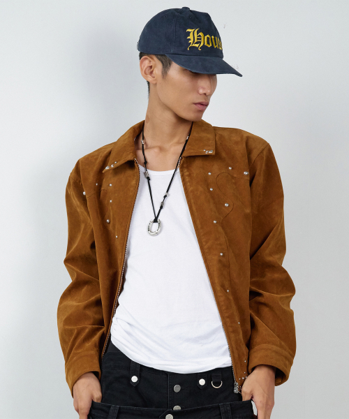 THEVINYLHOUSE(ザバイニルハウス)の「STUDDED SUEDE JACKET BROWN(その他アウター・レディース・その他・MEDIUM/LARGE)」の3枚目の写真