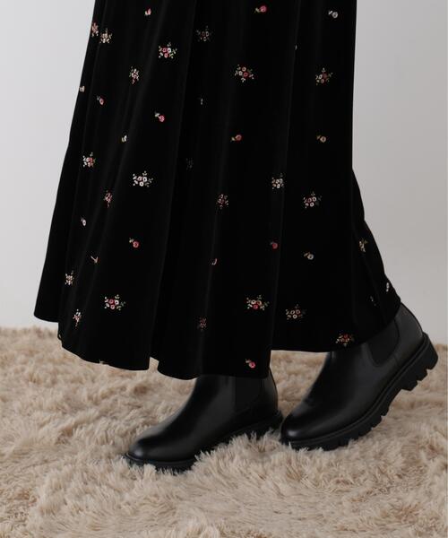 PROPORTION BODY DRESSING(プロポーションボディドレッシング)の「ベロア刺繍ワンピース / 1216240106(ワンピース・レディース・ブラック/ブラウン・MEDIUM/P/S)」の17枚目の写真