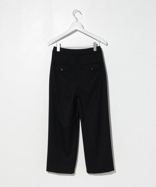 green label relaxing（グリーンレーベルリラクシング）の「L/T フレアー J パンツ◆（その他パンツ・レディース・オフホワイト/ネイビー・36/40/38）」の3枚目の写真