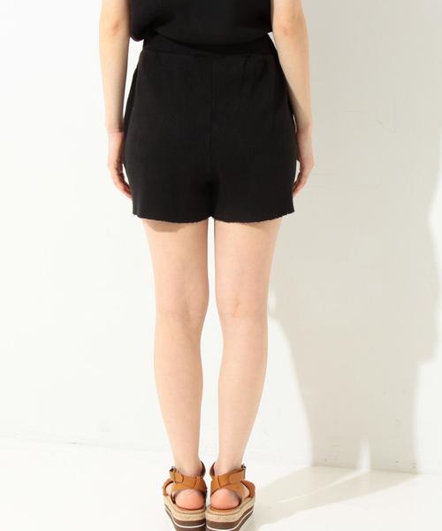 Another Edition（アナザーエディション）の「リブショートパンツ/ AEBC CリブSRT　PT◆（その他パンツ・レディース・ブラック/ケリー・FREE）」の5枚目の写真