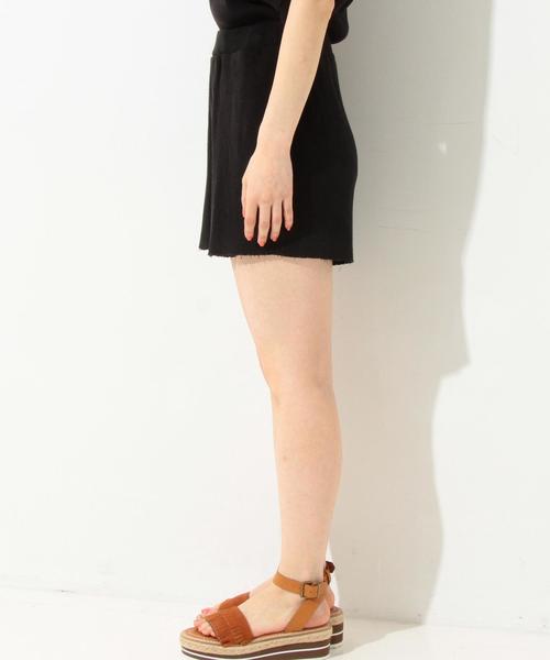 Another Edition（アナザーエディション）の「リブショートパンツ/ AEBC CリブSRT　PT◆（その他パンツ・レディース・ブラック/ケリー・FREE）」の6枚目の写真