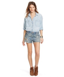 Denim & Supply Ralph Lauren | スターパッチ ジーンズ ショートパンツ(デニムパンツ)