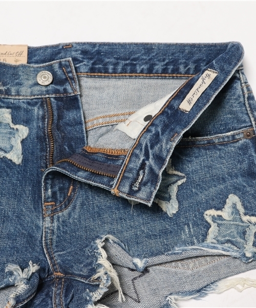Denim & Supply Ralph Lauren(デニムアンドサプライラルフローレン)の「スターパッチ ジーンズ ショートパンツ(デニムパンツ・レディース・ブルー系9・26/27/25/24)」の13枚目の写真