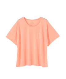 胸ポケット付きクルーネックorVネックTシャツ