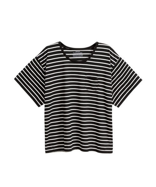 Newlyme（ニューリーミー）の「胸ポケット付きクルーネックorVネックTシャツ（Tシャツ/カットソー・レディース・アイボリー/ホワイト系その他/キャメル/マスタード/霜降りグレー/杢グレー/カーキ/ライトブラック/ボルドー/チャコールグレー/ベージュ系その他3/ブラック系その他3/ホワイト系その他4/その他4/ベージュ系その他4/ブラック系その他4/ブルー系その他4/グリーン系その他3/グレー系その他3/その他3/ピンク系その他4/グレー系その他4/グリーン系その他4/ホワイト系その他3/レッド系その他3/ピンク系その他3/ブルー系その他3/レッド系その他4/ブラック系その他6/レッド系その他6/ブルー系その他5/ブルー系その他6/ブラック系その他5/レッド系その他5/パープル系その他/パープル系その他2・FREE）」の9枚目の写真