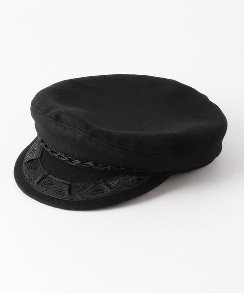 BEAUTY&YOUTH UNITED ARROWS（ビューティーアンドユースユナイテッドアローズ）の「＜AEGEAN HAT＞マリンキャップ◆（キャップ・レディース・ブラック・FREE）」の4枚目の写真