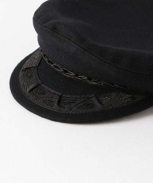 BEAUTY&YOUTH UNITED ARROWS（ビューティーアンドユースユナイテッドアローズ）の「＜AEGEAN HAT＞マリンキャップ◆（キャップ・レディース・ブラック・FREE）」の3枚目の写真