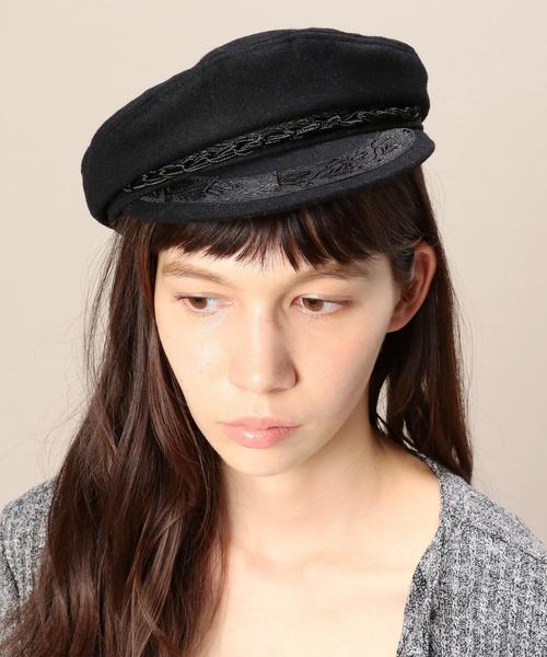 BEAUTY&YOUTH UNITED ARROWS（ビューティーアンドユースユナイテッドアローズ）の「＜AEGEAN HAT＞マリンキャップ◆（キャップ・レディース・ブラック・FREE）」の7枚目の写真