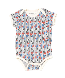 PACT（パクト）の「PACT Baby Off The Beaten Path-Snapster Bodysuit　半袖　ロンパース（ロンパース）」