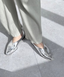 MAMIAN | ポインテッドトゥバブーシュ(その他シューズ)