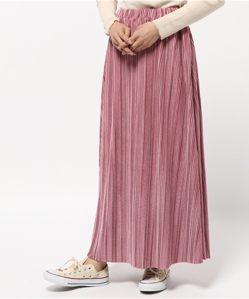 PUNYUS（プニュズ）の「クリスタルプリーツスカート（スカート・レディース・ブラック/ピンク/ダークグリーン・1/3/2）」の11枚目の写真