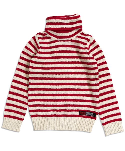 BREEZE（ブリーズ）の「タートルネックセーター（ニット/セーター・キッズ・グレー/ピンク/レインボー/キナリ・140/95/110/130/100/120/90/80）」の3枚目の写真