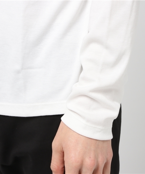 AMERICAN RAG CIE（アメリカンラグシー）の「スムース タートルネック カットソー（Tシャツ/カットソー・メンズ・オフホワイト/ベージュ/バーガンディー/ネイビー・1/2）」の7枚目の写真