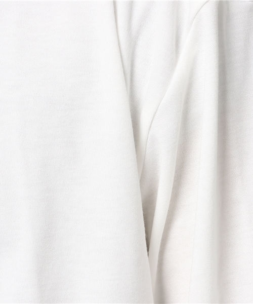 AMERICAN RAG CIE（アメリカンラグシー）の「スムース タートルネック カットソー（Tシャツ/カットソー・メンズ・オフホワイト/ベージュ/バーガンディー/ネイビー・1/2）」の6枚目の写真