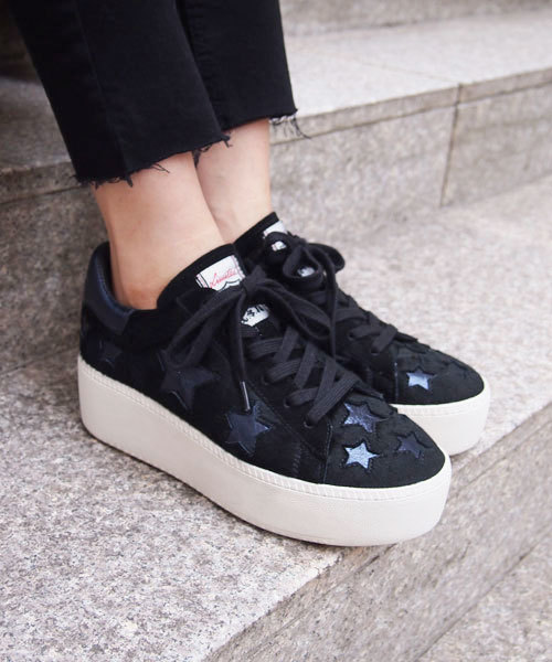 Ash アッシュ の Cult Star Bl ハラコ星柄厚底スニーカー スニーカー Wear