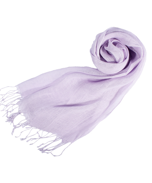 ８(eight)（エイト）の「リネン カラフル ロング ストール （ストール/ショール・メンズ・ライトグレー/パープル/ブルー・FREE）」の3枚目の写真