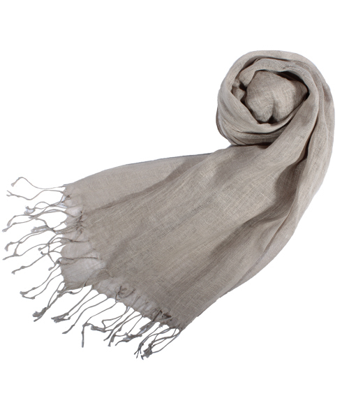 ８(eight)（エイト）の「リネン カラフル ロング ストール （ストール/ショール・メンズ・ライトグレー/パープル/ブルー・FREE）」の2枚目の写真