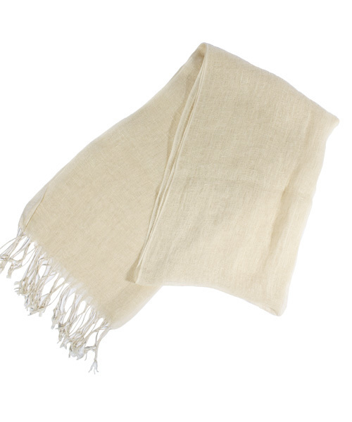 ８(eight)（エイト）の「リネン カラフル ロング ストール （ストール/ショール・メンズ・ライトグレー/パープル/ブルー・FREE）」の7枚目の写真