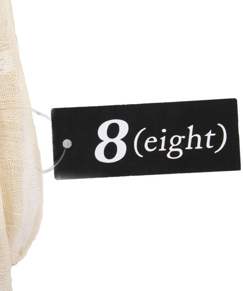 ８(eight)（エイト）の「リネン カラフル ロング ストール （ストール/ショール・メンズ・ライトグレー/パープル/ブルー・FREE）」の15枚目の写真