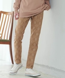 カツラギ素材 テーパード ストレッチ チノパンツ