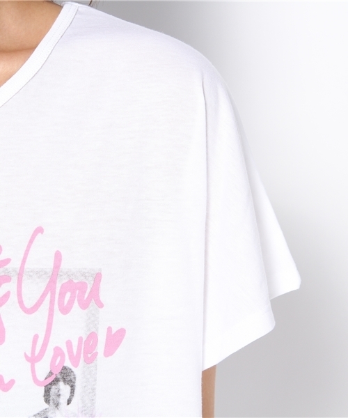 Khaju（カージュ）の「Khaju:フォトプリント Tee②（Tシャツ/カットソー・レディース・ホワイト・ONE SIZE）」の6枚目の写真