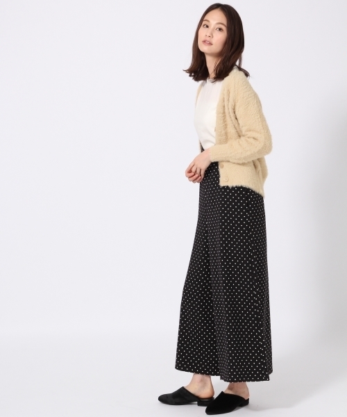 GLOBAL WORK（グローバルワーク）の「フェザーVネックカーディガン長袖/767728（カーディガン/ボレロ・レディース・ライトブルー/ベージュ/ネイビー/グレー・MEDIUM/LARGE）」の11枚目の写真