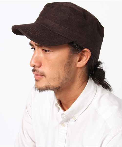BEAMS（ビームス）の「BEAMS / WOOL WORK CAP（キャップ・メンズ・グレー/ブラック/ブラウン・ONE SIZE）」の3枚目の写真