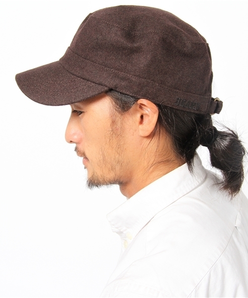 BEAMS（ビームス）の「BEAMS / WOOL WORK CAP（キャップ・メンズ・グレー/ブラック/ブラウン・ONE SIZE）」の4枚目の写真