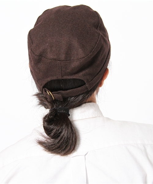 BEAMS（ビームス）の「BEAMS / WOOL WORK CAP（キャップ・メンズ・グレー/ブラック/ブラウン・ONE SIZE）」の5枚目の写真