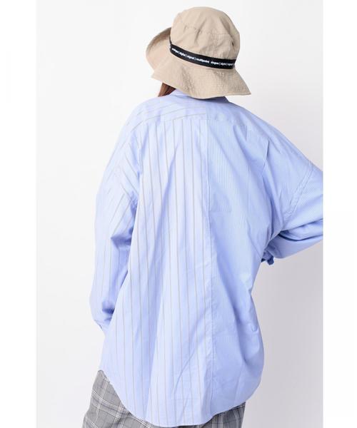 MONKEY TIME(モンキータイム)の「<monkey time> STRIPE PANEL OVERSIZED REG/シャツ(シャツ/ブラウス・メンズ・コバルトブルー・LARGE/X-LARGE/MEDIUM)」の4枚目の写真
