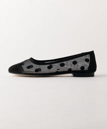 【新品】ユナイテッドアローズ　メッシュドットラウンドトウパンプス UNITED ARROWS メッシュドットラウンドトウパンプス ファッション