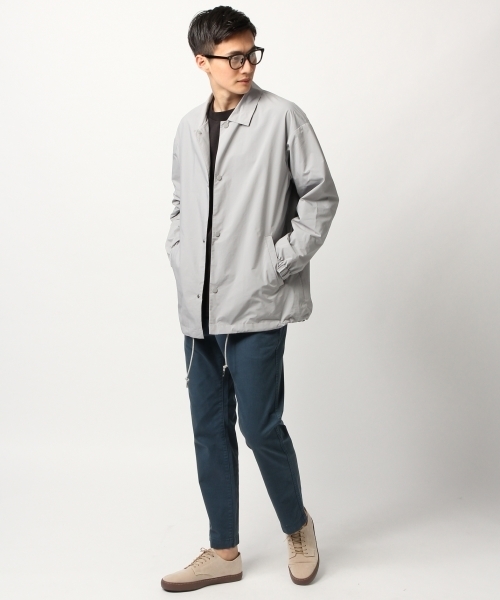 GLOBAL WORK（グローバルワーク）の「【撥水】コーチジャケット/775837（ブルゾン・メンズ・ライトグレー/ブラック/グリーン・SMALL/MEDIUM/LARGE/X-LARGE）」の4枚目の写真