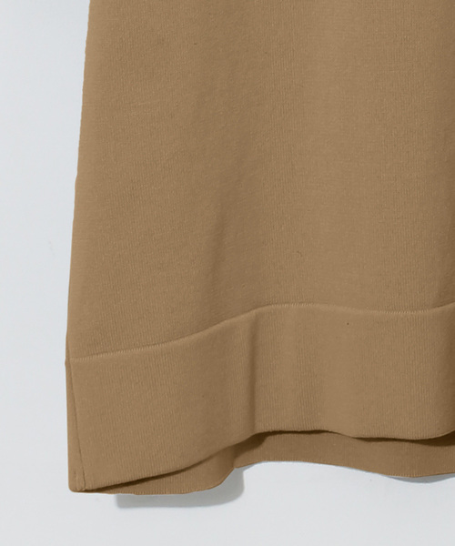 UNITED TOKYO（ユナイテッドトウキョウ）の「ハーフジッププルオーバーニット（ニット/セーター・メンズ・ブラック/ベージュ/オフホワイト/オレンジ・1/2/3）」の8枚目の写真