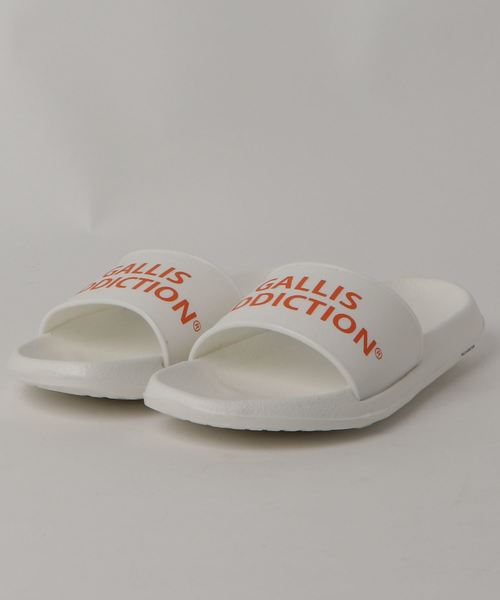 GALLIS ADDICTION（ガリスアディクション）の「GA ロゴプリントシャワーサンダル（サンダル・メンズ・ホワイト/ブラック×ホワイト/オレンジ・M/L）」の3枚目の写真