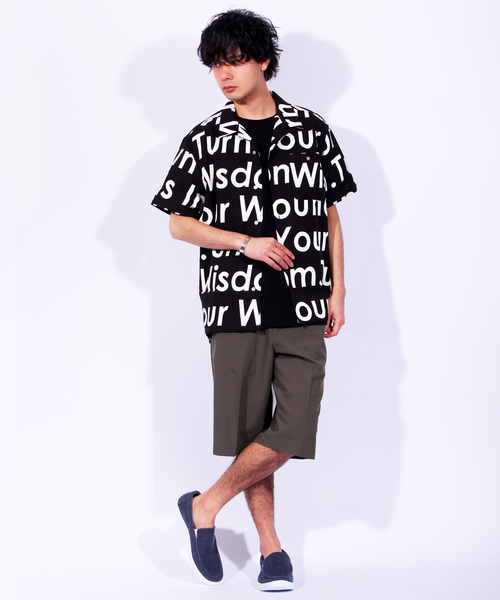 8(eight)(エイト)の「ロゴ 半袖シャツ ビッグシルエット(シャツ/ブラウス・メンズ・ホワイト/ブラック/レッド/ブルー・MEDIUM/LARGE)」の22枚目の写真