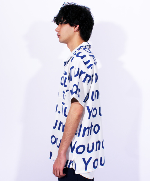 8(eight)(エイト)の「ロゴ 半袖シャツ ビッグシルエット(シャツ/ブラウス・メンズ・ホワイト/ブラック/レッド/ブルー・MEDIUM/LARGE)」の19枚目の写真