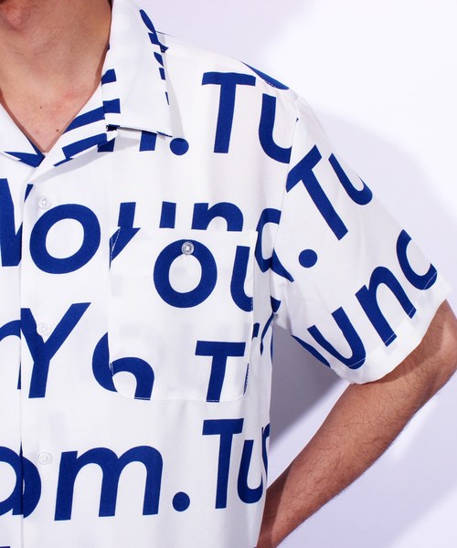 8(eight)(エイト)の「ロゴ 半袖シャツ ビッグシルエット(シャツ/ブラウス・メンズ・ホワイト/ブラック/レッド/ブルー・MEDIUM/LARGE)」の14枚目の写真